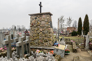 The memorial at the cemetery, Shhuchyn, Hrodna region