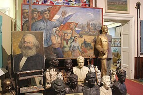 Collection of curiosities at Museum of Communism