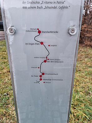 map Sebald path