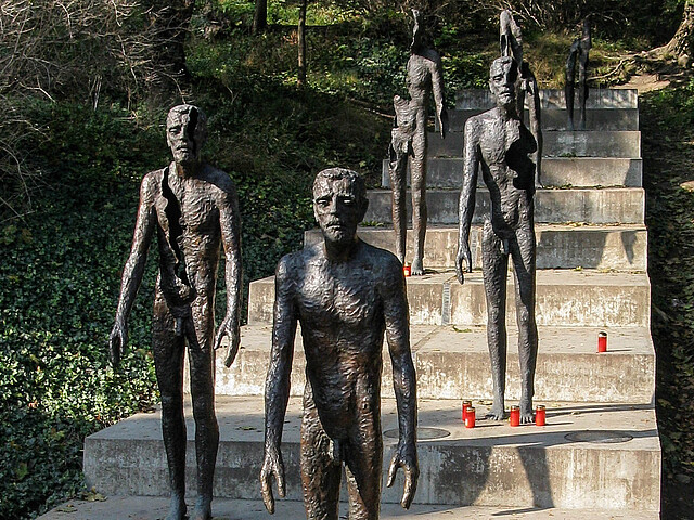 Memorial to the victims of Communism (Pomník obetem komunismu) in Prague, 2
